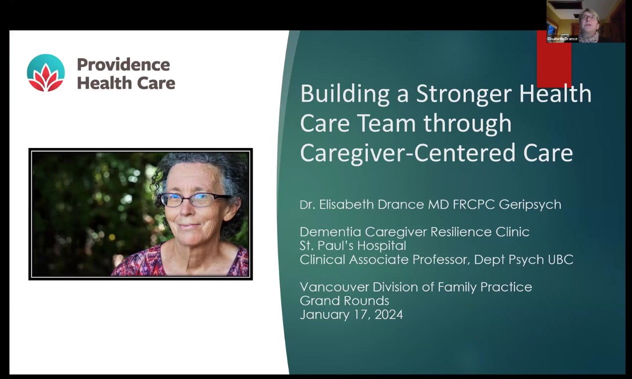 Jan 17 2024 Building A Stronger Health Care Team Through Caregiver   Caregiver Centered Care 